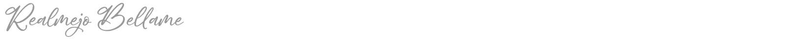 Realmejo Bellame font preview